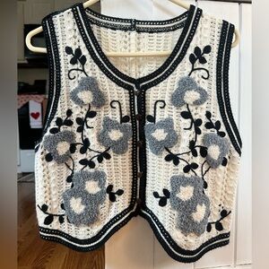 ‼️LAST CHANCE‼️ NEW Floral Knit Cardigan